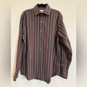 Banana republic stripped button down size large